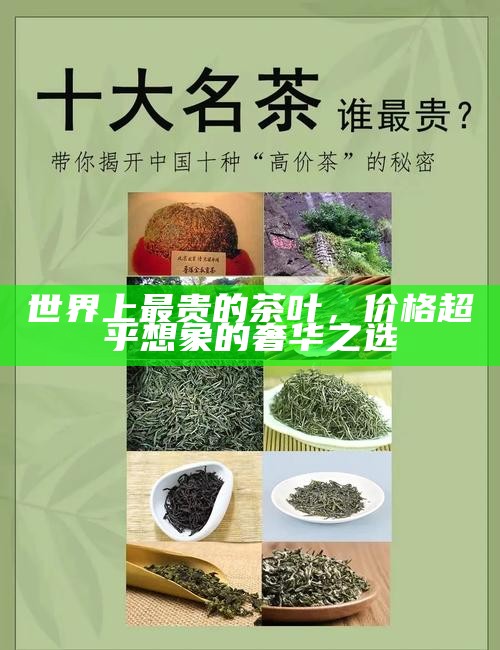 世界上最贵的茶叶，价格超乎想象的奢华之选